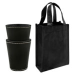 Set de 2 Cachos de PU Negro