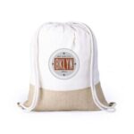 Bolsa Mochila Algodón Yute Badix