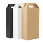 Caja autoarmable con asas, para 2 botellas de Vino Consulte descuentos por volumen