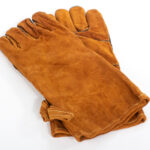 Par de Guantes de Cuero Gamuza