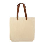 Bolsa de Compras 10oz Canvas asas Cuero