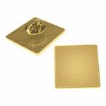 Piocha Broche Cuadrado Dorado (Pins)