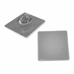 Piocha Broche Cuadrado Plateado (Pins)