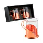 Set de 2 tazas para café encobrizadas M72