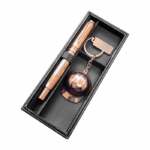 Estuche Negro para llavero y bolígrafo B85