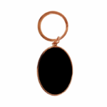 Llavero Ovalado Encobrizado Negro K60
