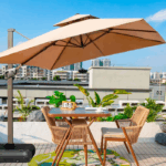 Quitasol WINDPROOF – UV – LED de 3x3M - Imagen 2