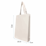 Bolsa De Papel Lujo “20X30X6” Blanca Tiendas