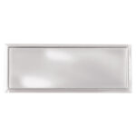 Placa Aluminio Plateada