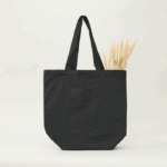 Bolsa de algodón negra 40x38x20 (cm) - Imagen 2