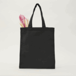 Bolsa de algodón negra 30x24 (cm) - Imagen 2