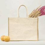Bolsa de yute con lado de algodón 35x45x17 (cm) - Imagen 3