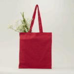 Bolsa de algodón roja 42x38 (cm) - Imagen 2