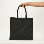Bolsa de algodón negra 40x40x20 (cm)
