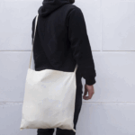 Bolsa de algodón tipo morral 42x38 (cm) - Imagen 3