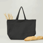 Bolsa de algodón negra 40x58x20 (cm) - Imagen 2