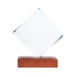 Trofeo Galvano de Madera y Cristal "Fischer" - Imagen 2