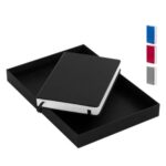 Cuaderno "ROMA" con tapa dura de Eco-Cuero y 196 hojas.