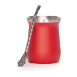 Vaso Térmico metálico "MATE" 300ml. con Bombilla - Imagen 3