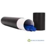 Tubo Porta-Lápiz o Bolígrafo, en cartón forrado negro. - Imagen 2