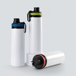 Botella Aluminio Sublimación Tapa Dentada SG 800 ml