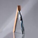 Trofeo Galvano de Madera y Cristal "Triangle" - Imagen 4