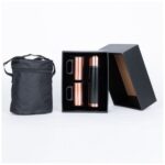 Set termo 1/2 L + 2 tazones encobrizados "GLASGOW" - Imagen 2