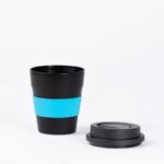 Mug Express Cup "BLACK" 356cc con banda silicona - Imagen 2